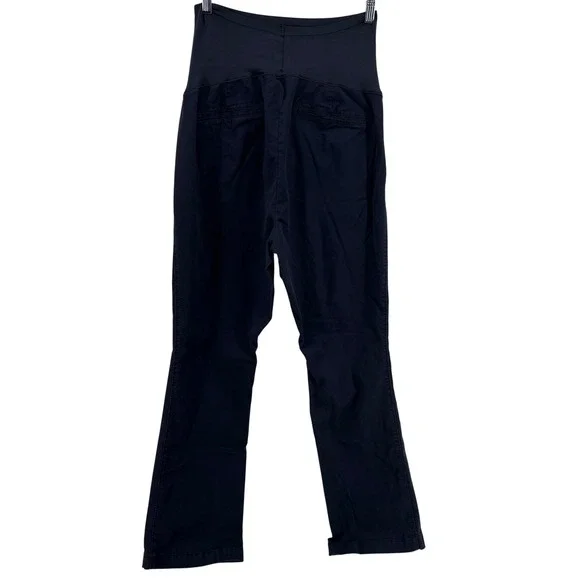 Old Navy Maternity Bootcut Full Panel Pants Navy‎ Blue Size 14 Short Pants - Picture 4 of 8